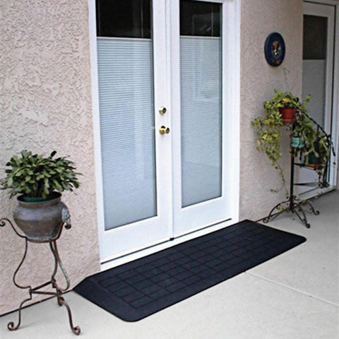 Threshold wheelchair and Scooter Rubber Anti-Slip Ramp