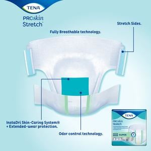 Tena Bariatric Brief 3XL 8/bg 4/bx