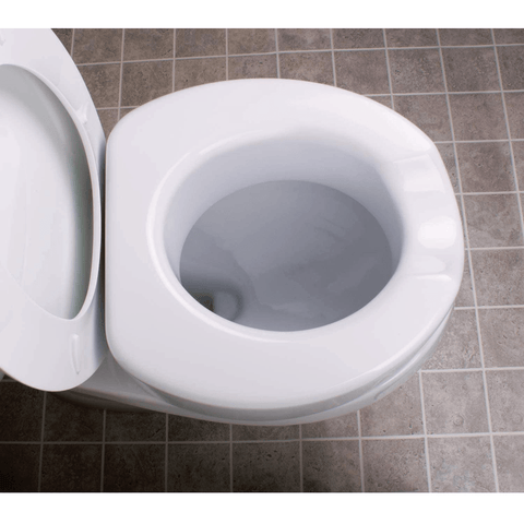 Carex 4" Quick Lock Raised Toilet Seat (fits most elongated & standard bowls)