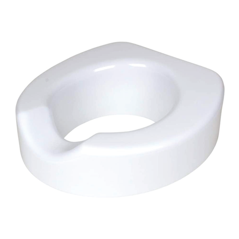 Carex 4" Quick Lock Raised Toilet Seat (fits most elongated & standard bowls)