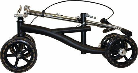 ROSCOE Knee Scooter padded knee 8 Hole platform with Basket Weight Capacity 350lb