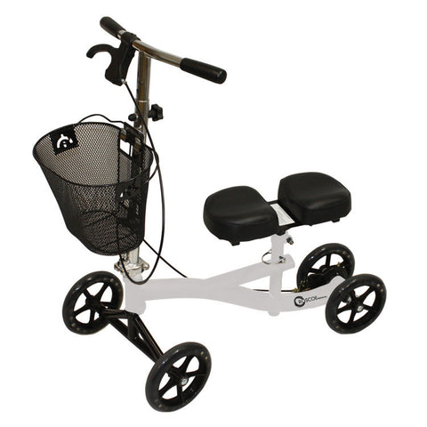 ROSCOE Knee Scooter padded knee 8 Hole platform with Basket Weight Capacity 350lb