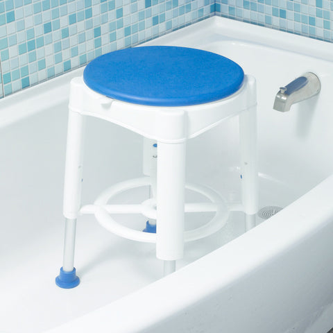 Drive Shower Stool w/Padded Rotating Seat 450lbs