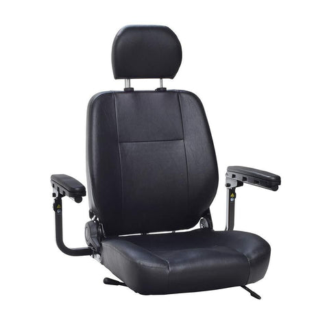 Pride  Power Scooter Seat Assy Hi-Back black Vinyle Size 18.5"W X 18"D CRS 14