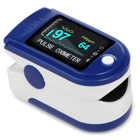 Fingertip Pulse Oximeter - Blue
