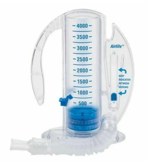 AirLife® Volumetric Incentive Spirometer, with One-Way Valve 4000ml