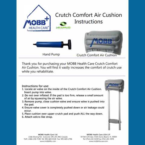 MOBB Crutch Comfort Air Cushion