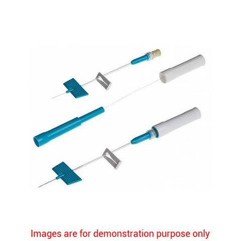 BD Saf-T-Intima Iv Catheter with Wings 22g X 3/4" Y-Adapter And Tubing Sterile Blue 25/Bx
