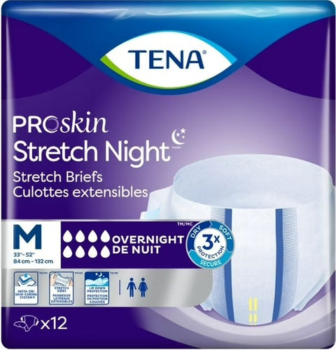 Tena Proskin Stretch Overnight Medium 12/Bg