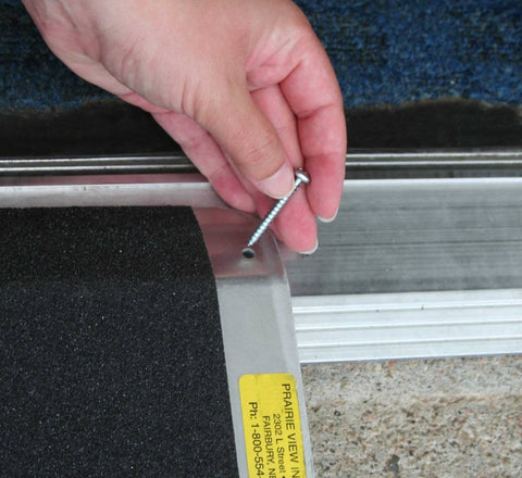 PVI Threshold wheelchair and Scooter Aluminum Anti-Slip Ramp