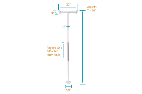 Security Pole Transfer Pole-White