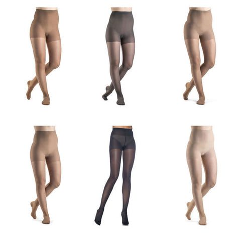 Style Sheer Fashion Pantyhose for Women 15-20mmHg