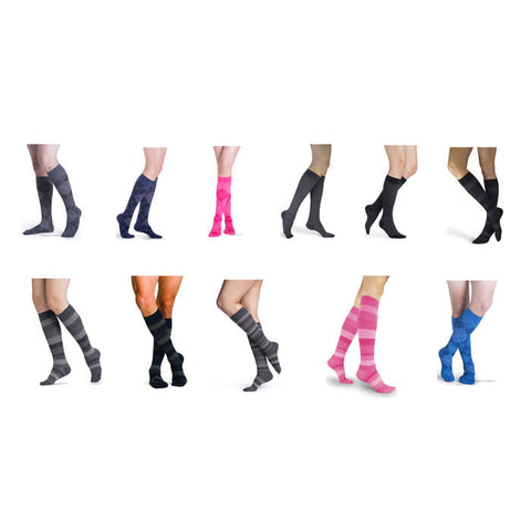 Style Microfiber Patterns for Women 20-30mmHg