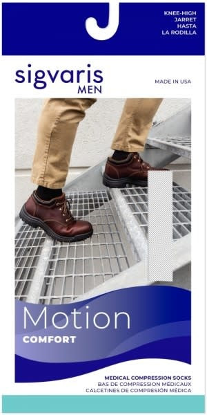 Motion Comfort for Men 20-30mmHg Black