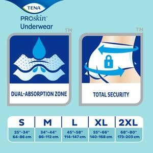 Tena Extra Underwear  XLarge 12/bg 4/bx