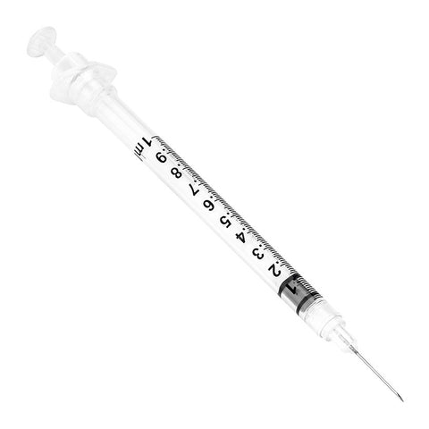 SOL-M 1ml TB Syringe w/Fixed Needle 27G x 1 1/2'' 100/bx
