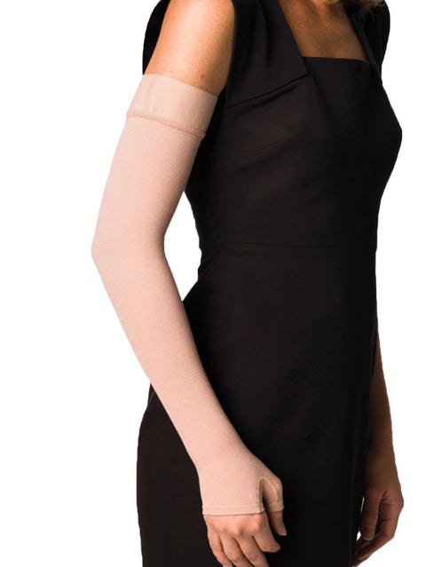 Sigvaris Advance Arm Sleeve 15-20mmHg Beige w/Grip Top