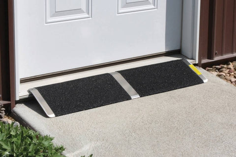 PVI Threshold wheelchair and Scooter Aluminum Anti-Slip Ramp
