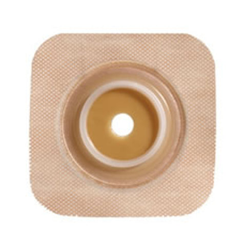 Natura  Flexible Stomahesive Skin Barrier 4″ x 4″ Pre-Cut Stoma Opening 1″ Flange 1-3/4″ 10/bx
