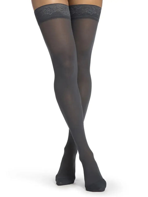 Style Medium Sheer Thigh High for Women 20-30mmHg