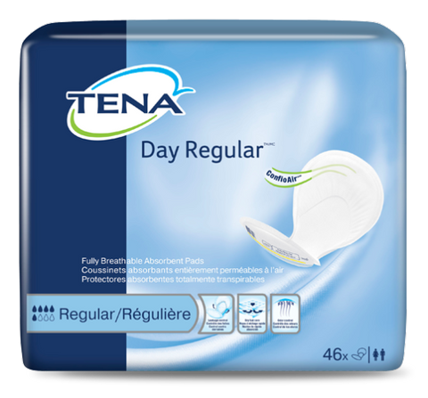 Tena Pads Day Regular 46/bg 92/bx