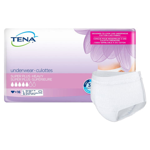 Tena Stylish Super Plus Heavy Underwear for Women X-Large 14/bg