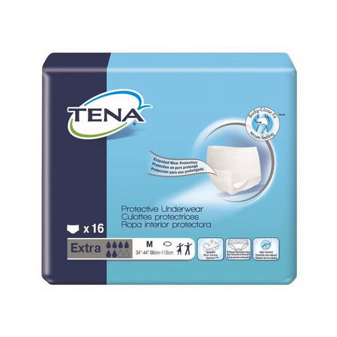 Tena Extra Underwear Medium 16/bg  4/bx