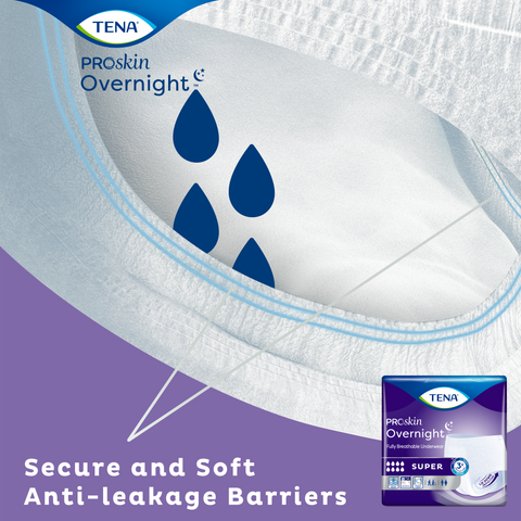 Tena ProSkin Overnight Super X-Large 12/bg 4/bx