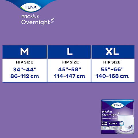 Tena ProSkin Overnight Super Underwear