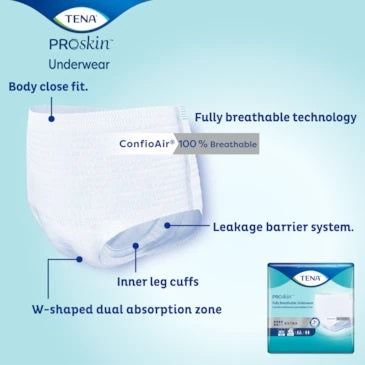 Tena Extra Underwear Small 16/bg 4/bx