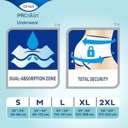 Tena Extra Underwear Medium 16/bg 4/bx