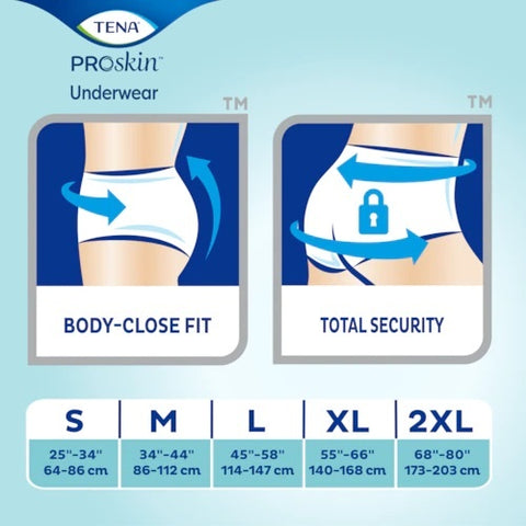 Tena ProSkin Plus Underwear (XL) X-Large 56/Bx
