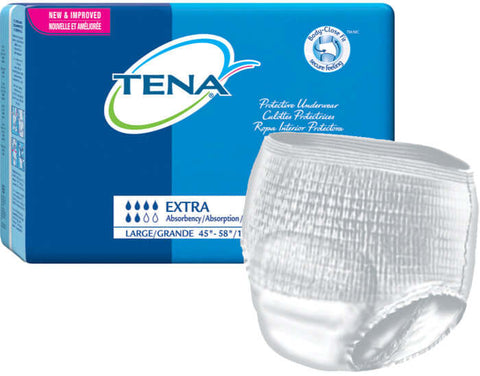 Tena Extra Underwear Large  16/bg 4/bx