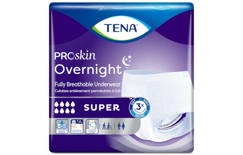 Tena ProSkin Overnight Super Underwear 3X-Large