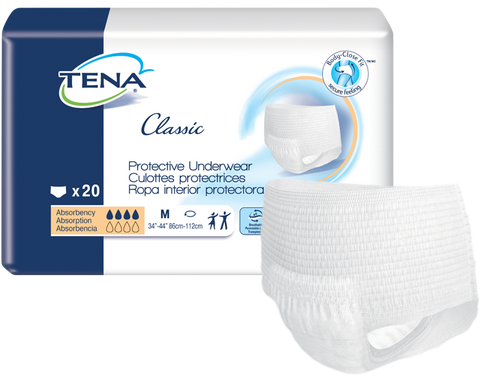 Tena Classic Underwear Large 4/bg 72/Bx