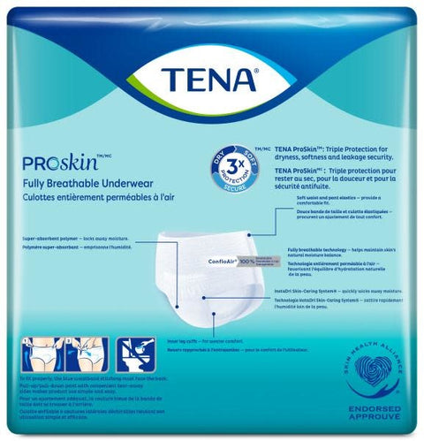 Tena ProSkin Plus Underwear Medium 20/bg 4/bx