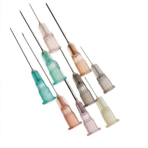 Terumo Hypodermic Sterile Needles Regular Bevel 100/bx 22g x 1" 5/pk
