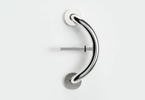 PLUS Toilet Paper Holder + Grab Bar