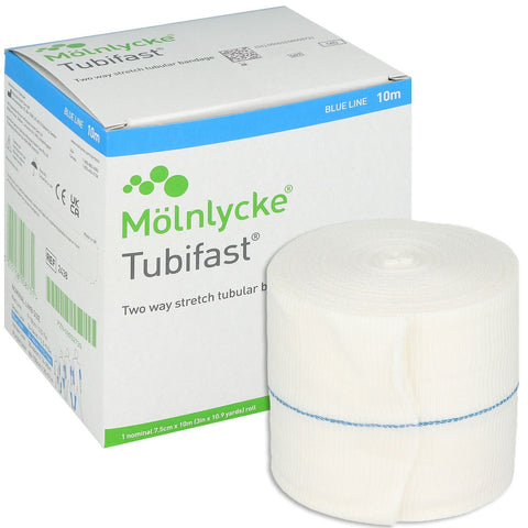 Molnlycke Tubifast Tubular Bandage Size 7.5cm X 10m Latex-Free