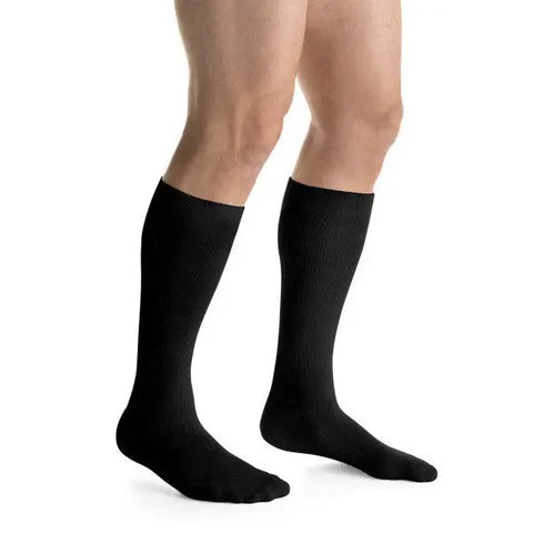 Jobst ActiveWear 15-20mmHg Compression Knee High CT BLK M