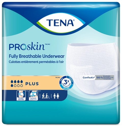 Tena ProSkin Plus Underwear Small 15/bg 4/bx