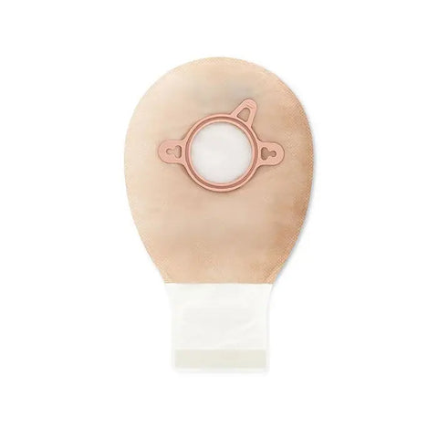 Hollister 18203 New Image Two-Piece Drainable Mini Pouch Flange 2-1/4" (57mm)  Beige 9" (23cm) 10/Bx
