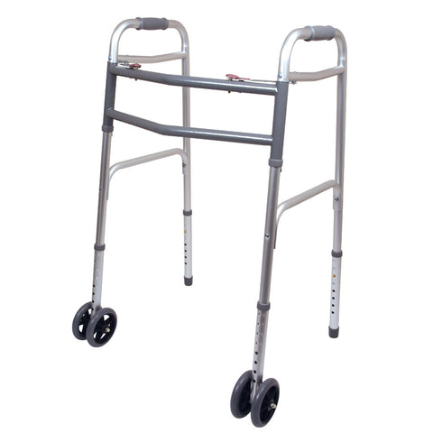 ProBasics Bariatric 2-Button Walker with 5-inch Wheels