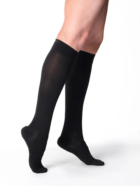 Sigvaris Essential Cotton 30-40mmhg Women SS Black