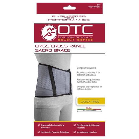 OTC Criss-Cross Panel Sacro Brace Unisex