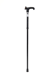 Folding cane with anatomic grip, RIGHT hand
