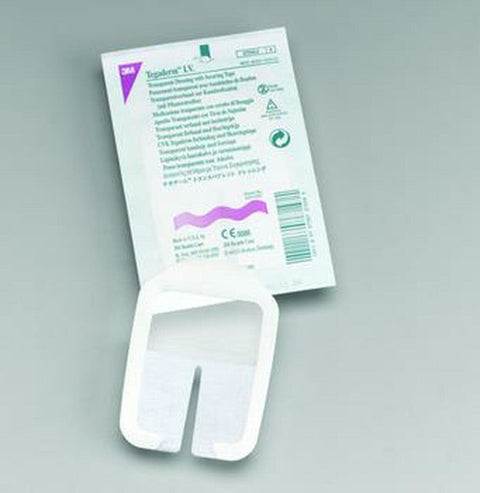 3M Tegaderm I.V. Transparent Film Dressing 100/bx