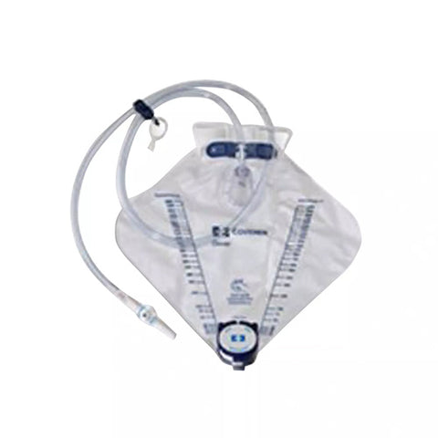Dover Urine Drainage Bag Needle Sampling, Anti-Reflux Chamber, Drain Port 2000 mL